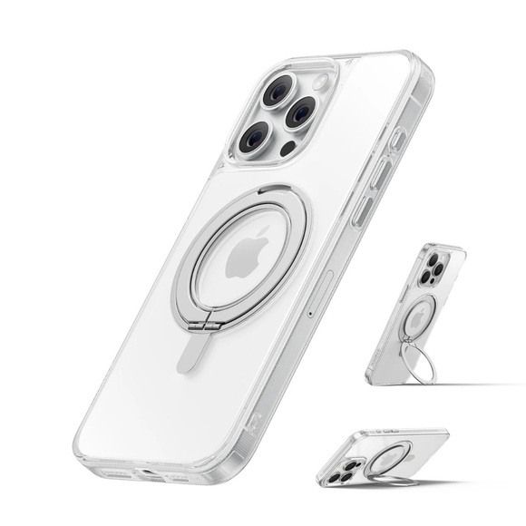 Anker MagGo Magnetic Case with Stand (360% Ring Stand, For iPhone 15 Pro Max) - Picture 4 of 7